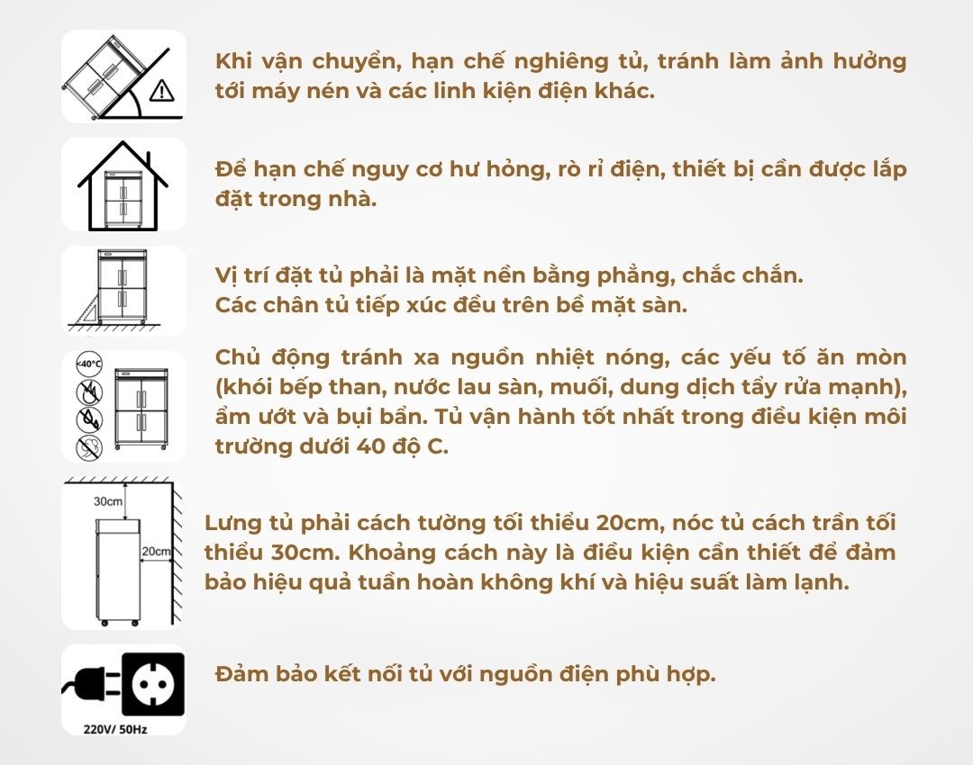 quy trình vận chuyển bàn salad Unimax